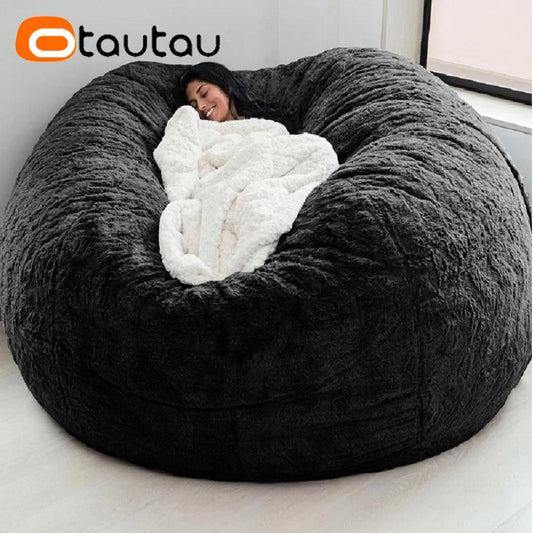Pouf Géant Fourrure Doux